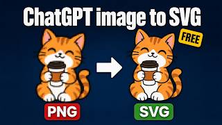 ChatGPT Image to SVG for Free (Real Vector, No Signup)