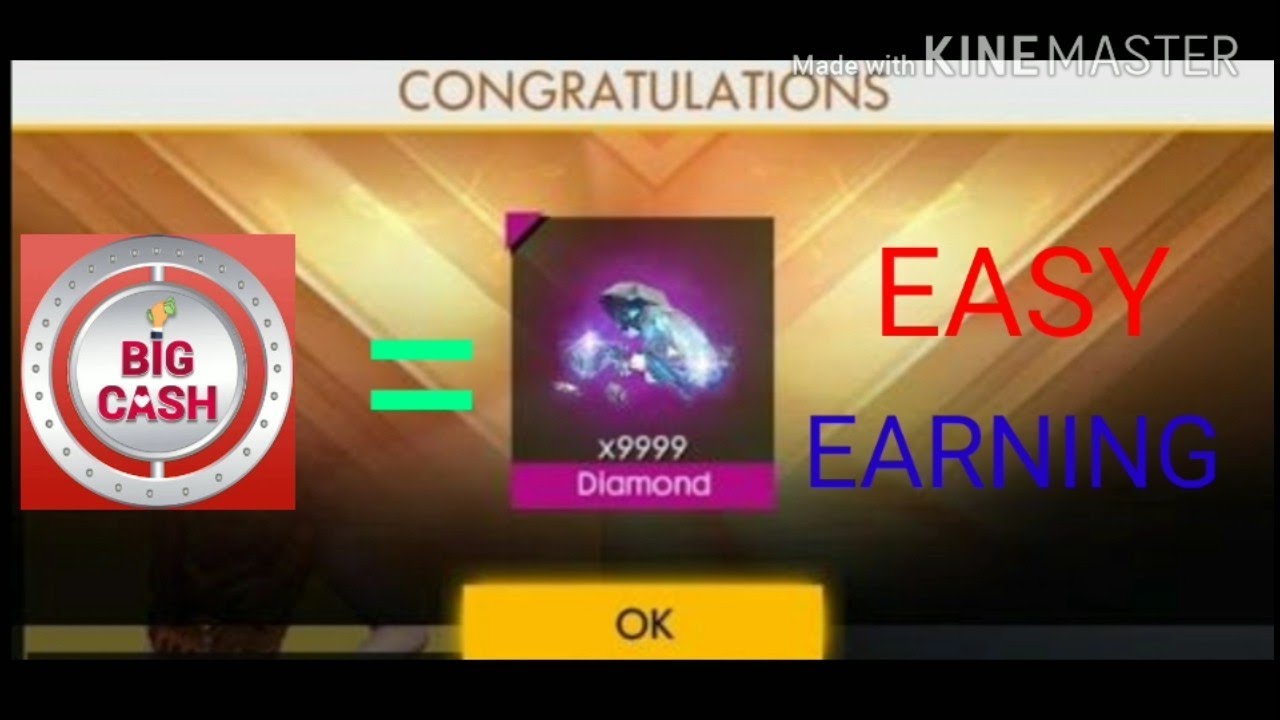 how to use big cash app||free diamond free fire||unlimited earning app without investment