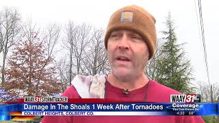 Tornado damage cleanup continues in Colbert County