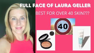 FULL FACE OF LAURA GELLER!!!  #makeupover40 #maturemakeup