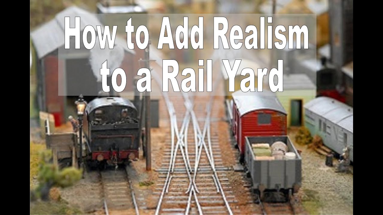 How To Make Background Buildings For a Model Railroad Yard 