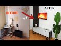 WATCH HOW I TRANSFORMED OUR ENTERTAINMENT CENTER// Sitting room update.