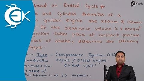 Problem No.2 Based on Diesel Cycle in Power Gas Cycle - Gas Power Cycles - Thermodynamics