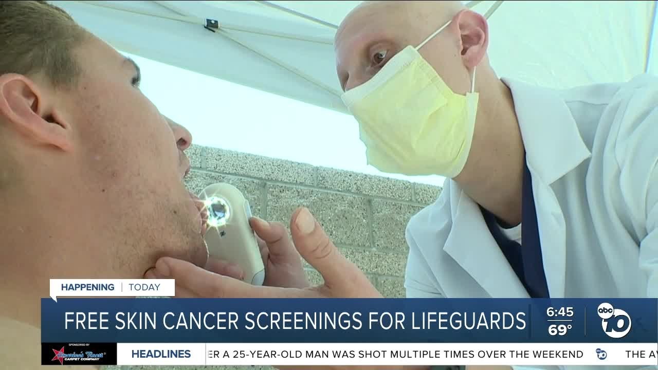 Scripps Health offers free skin cancer exams to San Diego Lifeguards