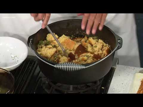 Chef Kevin Belton's Recipes: Mom's Oyster Dressing