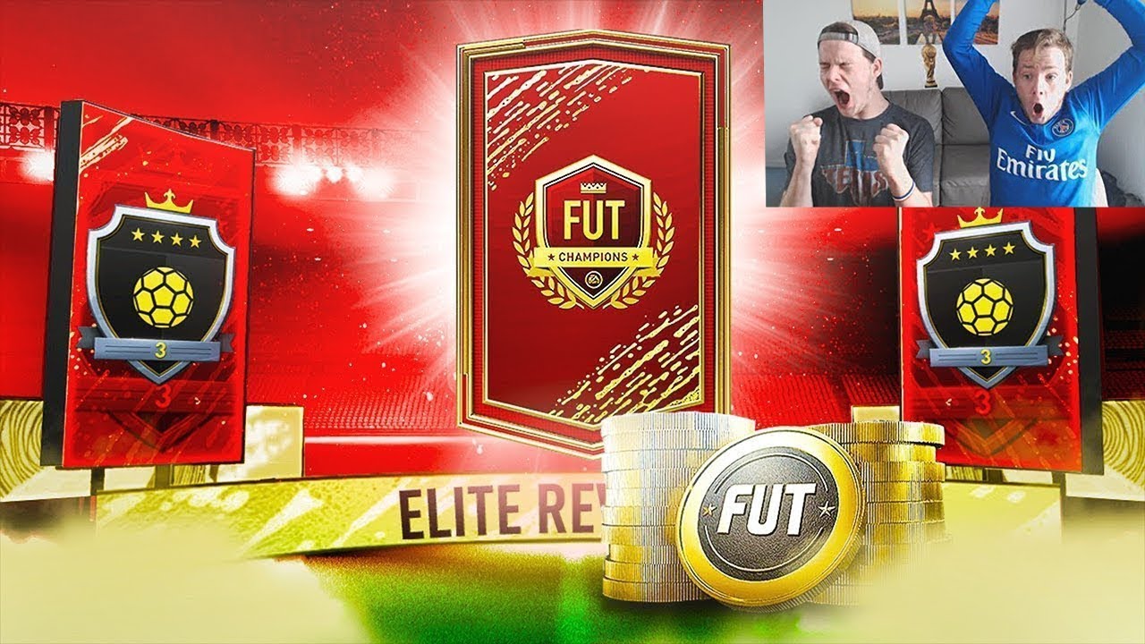 INSANE PACK!! 😱- OUR BEST ELITE 3 FUT CHAMPIONS REWARDS + RANK 1 REWARDS! FIFA 20 Pack Opening RTG