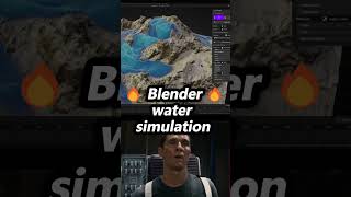 water fluid simulation in Blender3D! game-changer for 3D artists!  🌊🔥