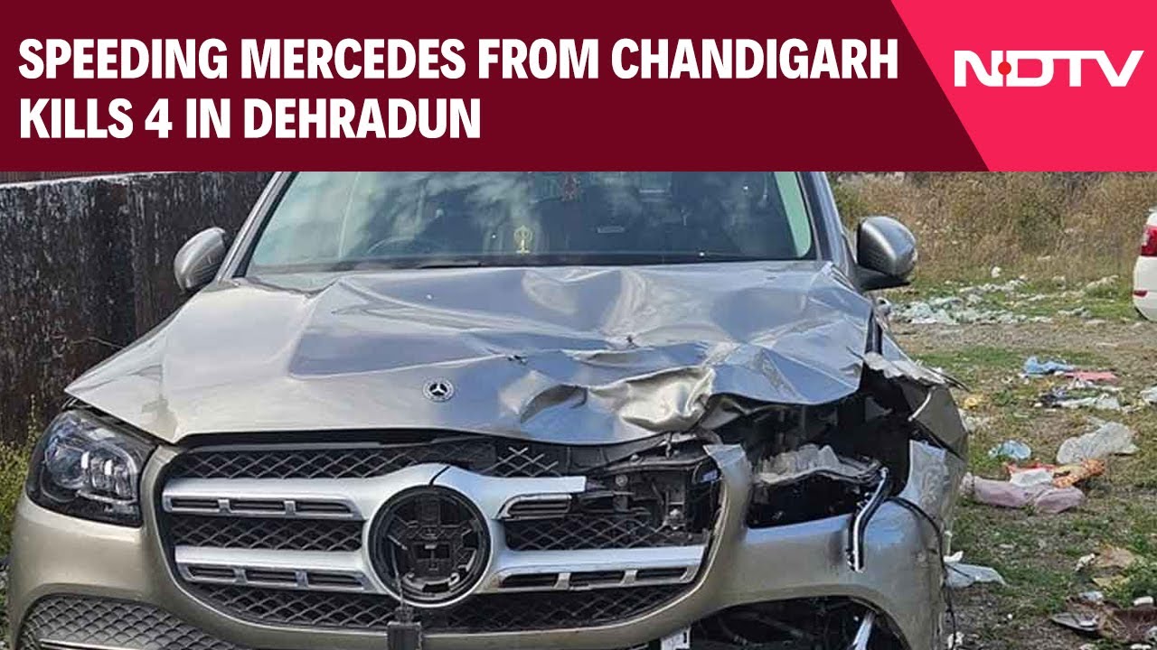 Dehradun Hit-And-Run | Speeding Mercedes From Chandigarh Kills 4 In Dehradun Hit-And-Run