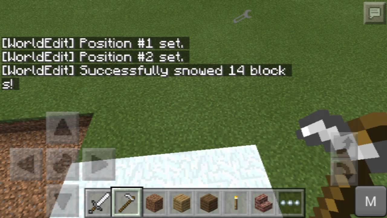 Мод World Edit для майнкрафт пе 0.13.0