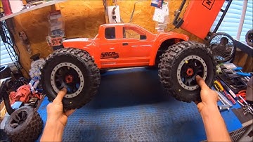 Worlds FIRST 1/5 Arrma 8s "STUNT TRUCK" is BORN! SWB KRATON!  by M2C Racing!