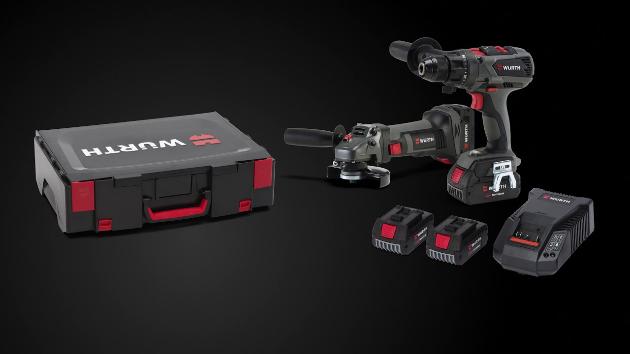 Набор аккумуляторного инструмента Wuerth Combo Power, 18 В. Арт. 0700 180 010.