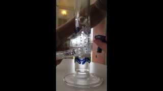 Alex-K Downstem Showerhead with HVY Glass - Showerhead Perc AlexK "Alex K"