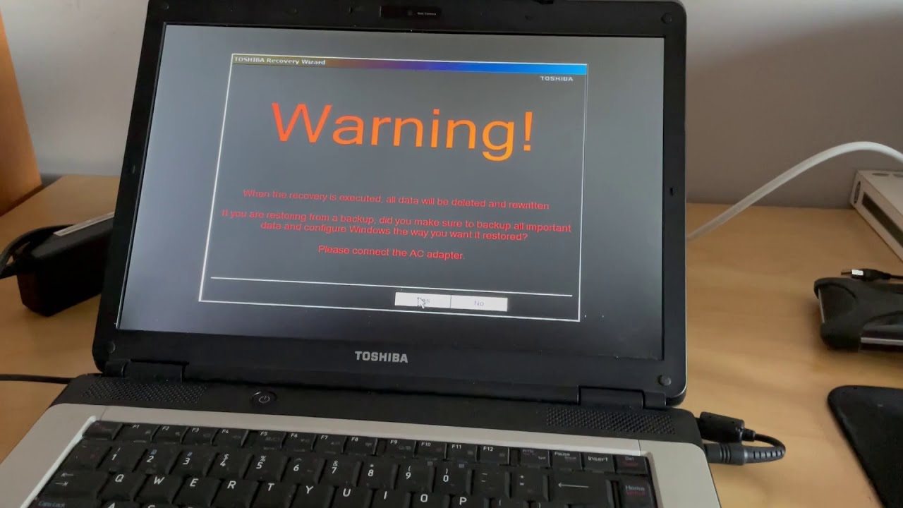 Toshiba Satellite L300 windows ERASE and install YouTube