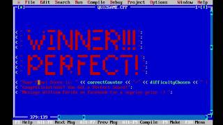 C++ Quiz Game - Basic School Project | Turboc++ 3.2 screenshot 5