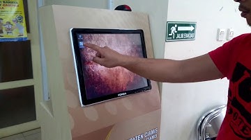 Pemasangan mesin antrian Puskesmas Baregbeg Kabupaten Ciamis