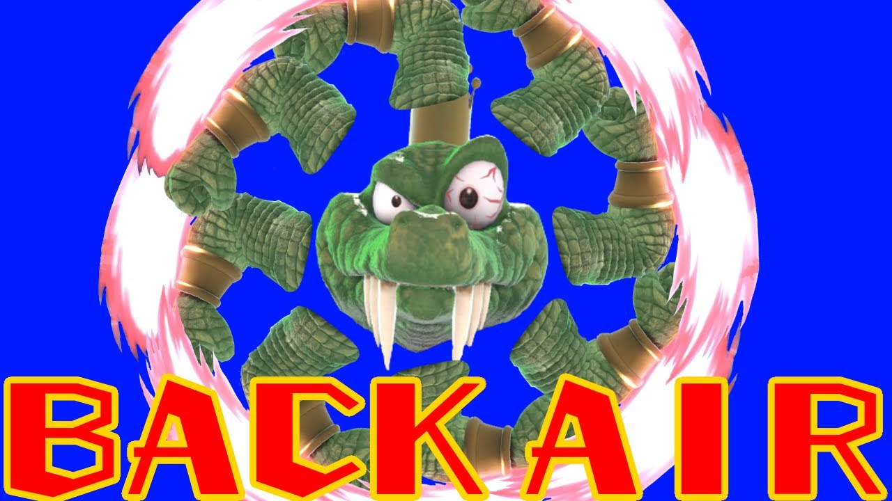 King K. Rool_How to land an air back attack [Super Smash Bros