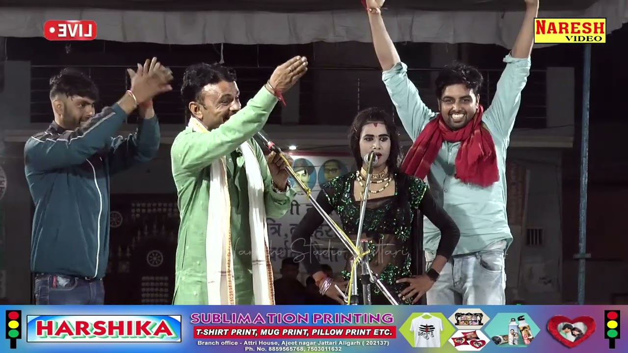 रसिया दंगल रामलीला मैदान जट्टारी (भाग-2) शम्भू बागडे वर्सेस करन शर्मा हतीसा हाथरस 