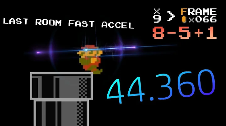 Super Mario Bros. 8-4 IL in 44.360 (8-5 + 1) *FWR*