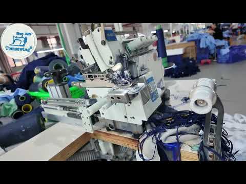 Surjeteuse industrielle elastic sportswear