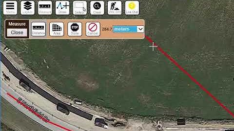 How to use the measure Tool in Diamond Maps