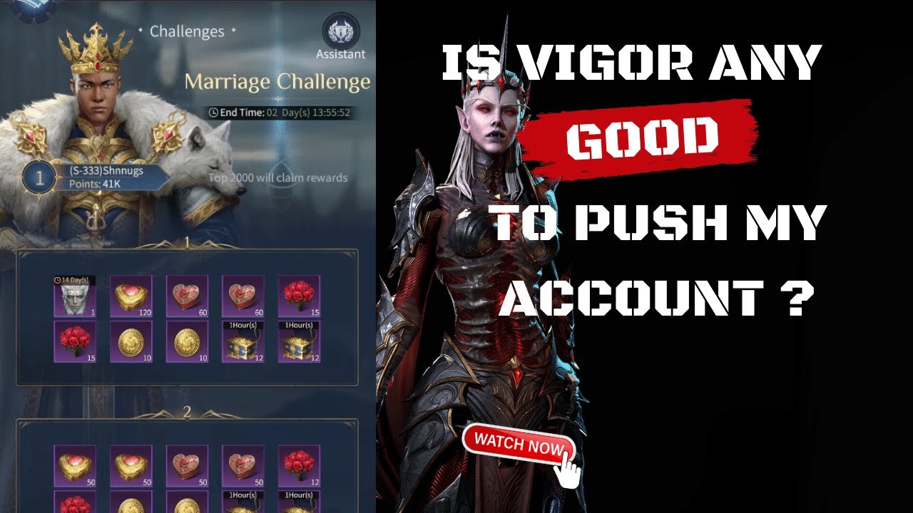 Bloodline Heroes Of Lithas | Is Vigor worth farming? - YouTube