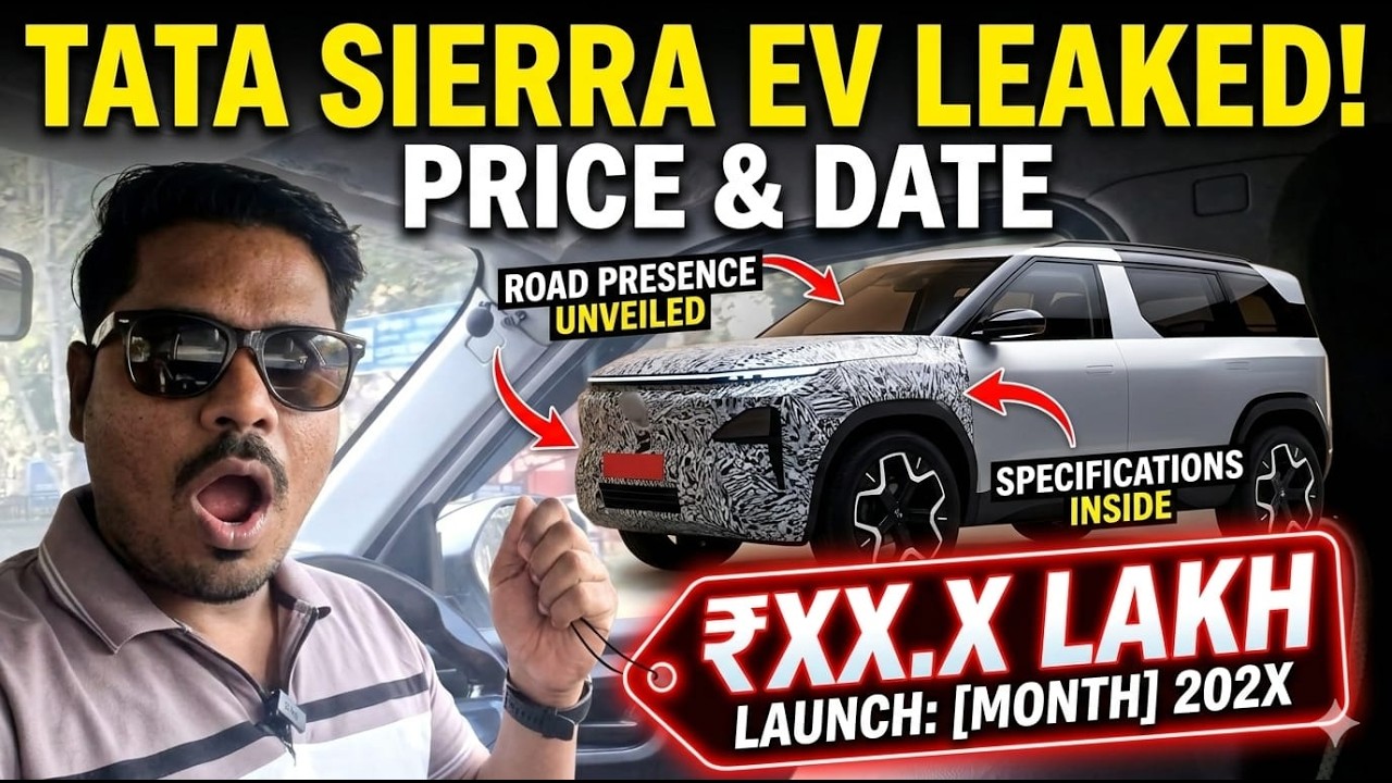 Tata Sierra EV 2026: Launch Date, Price, Range & Interior Features ...