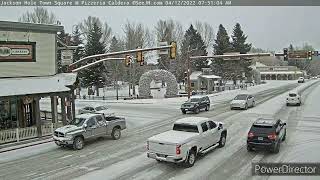 Jackson Hole, WY Spring Snowstorm Jackson Hole, WY Spring Snowstorm
