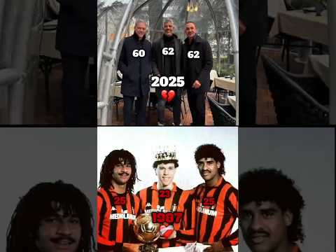 Ruud Gullit X Marco Van Basten X Frank Rijkaard☠️❤‍🩹#shorts #viral #funny #trending #footballlegenda