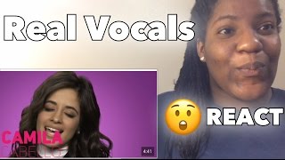 FIFTH HARMONY REAL VOICE (WITHOUT AUTO-TUNE) REACTION!!!