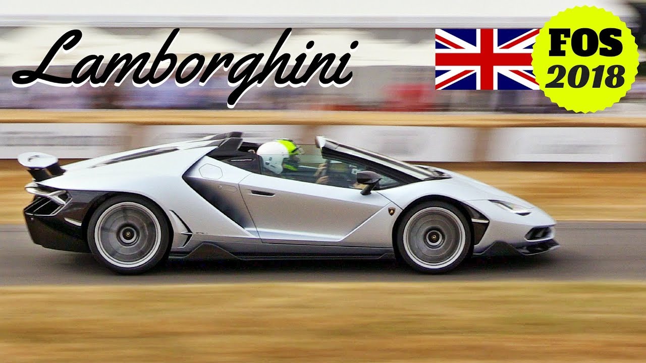 Lamborghini Centenario Roadster Max Attack Pure V12 Sound 18 Goodwood Festival Of Speed Youtube