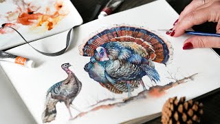 The Most Important Watercolor Skill You Need to Master👌🍂🦃 Thanksgiving Special