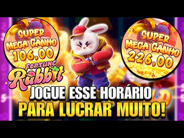 MELHOR HORÁRIO PRA JOGAR FORTUNE RABBIT - JOGO DO COELHO DA SORTE