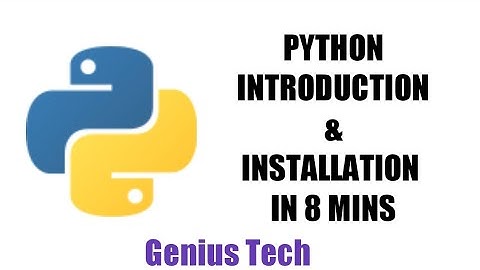 Part 1:Python Installation  and introduction|Python turtle 🐢 graphic designing|Genius Tech 🐍 🐍
