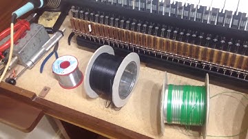 Converting the Wyvern Exeter Organ - part 19  Wiring the KB