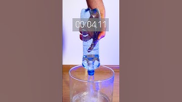 Как быстро опустошить бутылку? #амитеш #физика #эксперимент