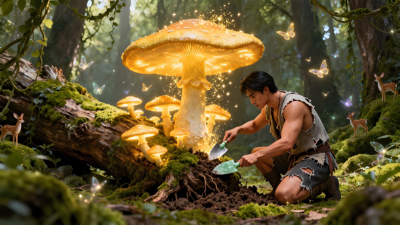 【新劇完結】🔥神奇黑土地竟能種出千年靈芝？看我利用神奇黑土地發家致富