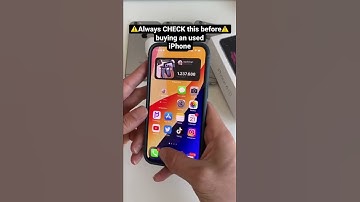 CHECK YOUR iPhone? Is it used or refurbished?