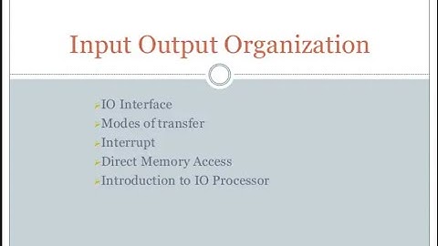 input output organization part 1 ( peripheral devices, polling,  interrupt, daisy chain interrupt..)