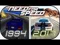 EVOLUTION of Need for Speed trailers (1994-2017) (ALL NFS trailers intros)