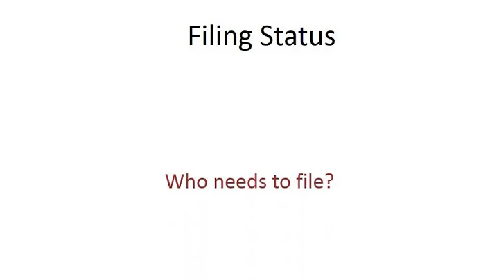 Filing Status & Exemptions