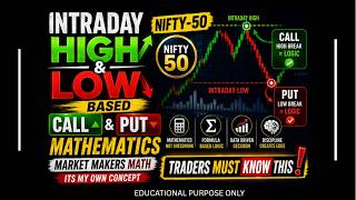 “Nifty 50 Intraday High &amp; Low Based Option Maths ”.#nifty #nifty50 #optionbuying #optionstrading