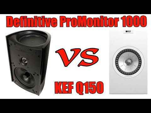 KEF Q150 vs Definitive Technology ProMonitor 1000 Sound Comparison Best Speakers W/Marantz PM7000N