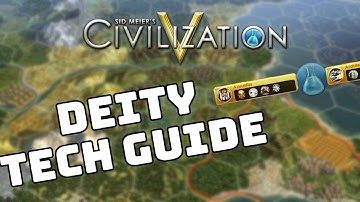 RESEARCH THESE TECHS TO WIN ON DEITY || Civ 5 Science Tech Tree Guide