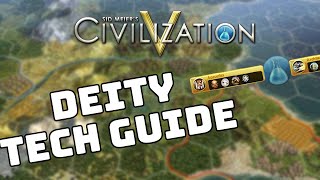 RESEARCH THESE TECHS TO WIN ON DEITY || Civ 5 Science Tech Tree Guide