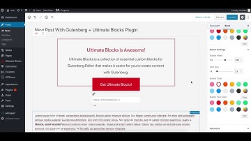 Call to Action Block for Gutenberg Editor