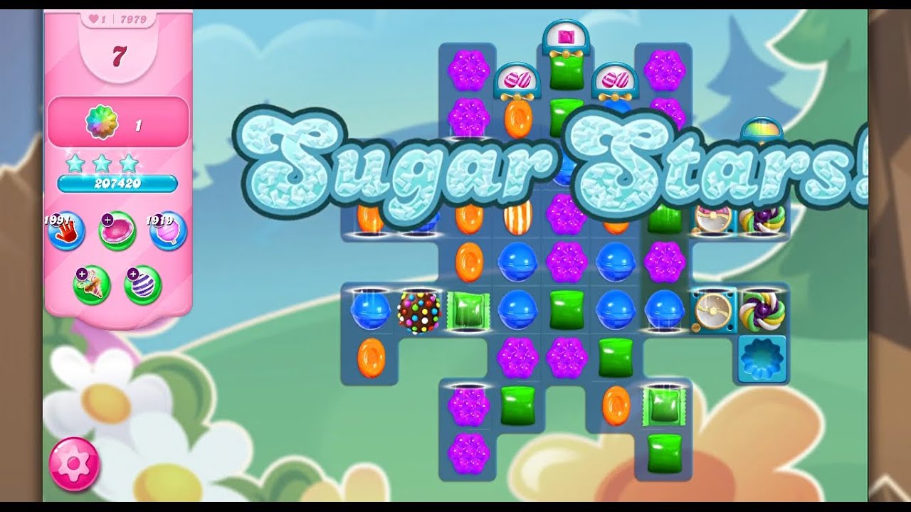 Candy Crush Saga 7979 sugar stars YouTube