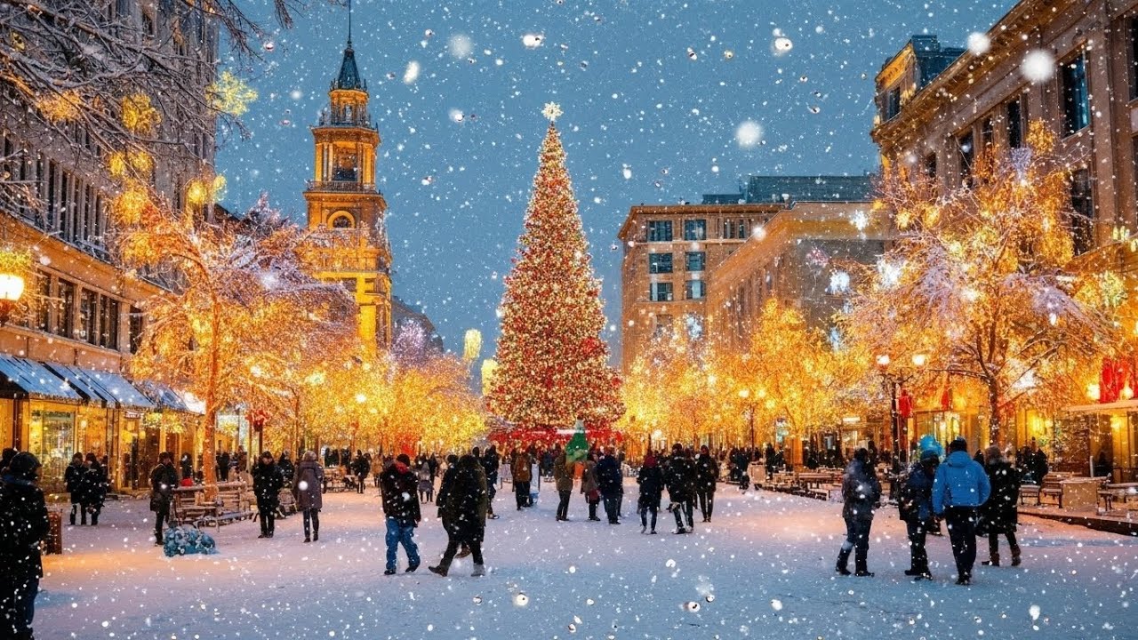 Peaceful Winter Coffee Shop by the Lake ❄️☕ Warm Winter Lounge Music