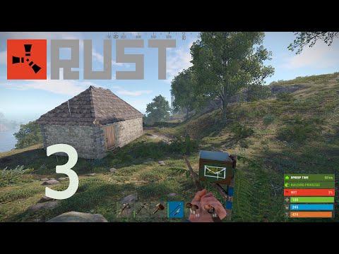 Нуб в RUST: луковый АИМ и первый огород (прохождение РАСТ, часть 3)