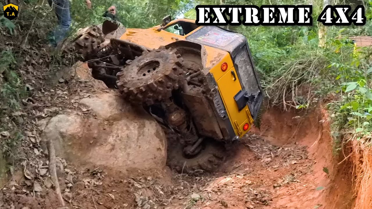 Tombos, Quebras e Atoladas ⚠️Trilha Pesada⚠️ Ranger - Troller - Jimny