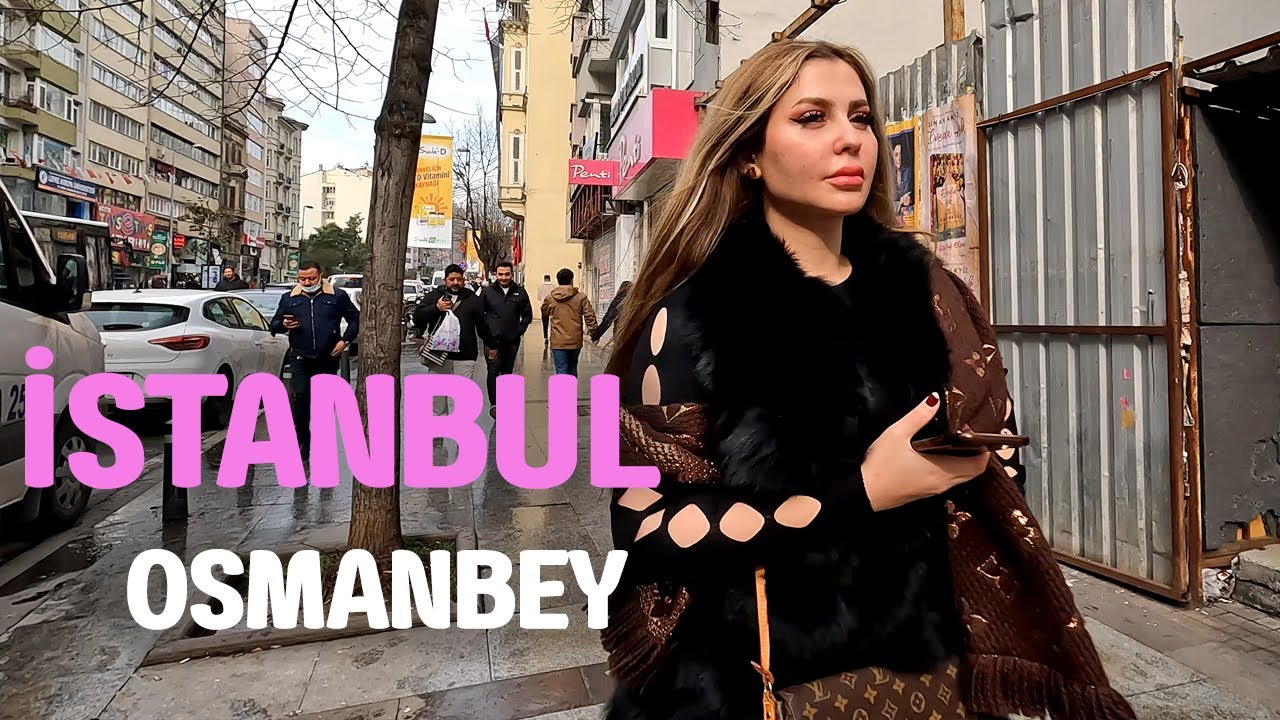 Osmanbey 11 FEB 2022 Istanbul Walking Tour|4k UHD 60fps